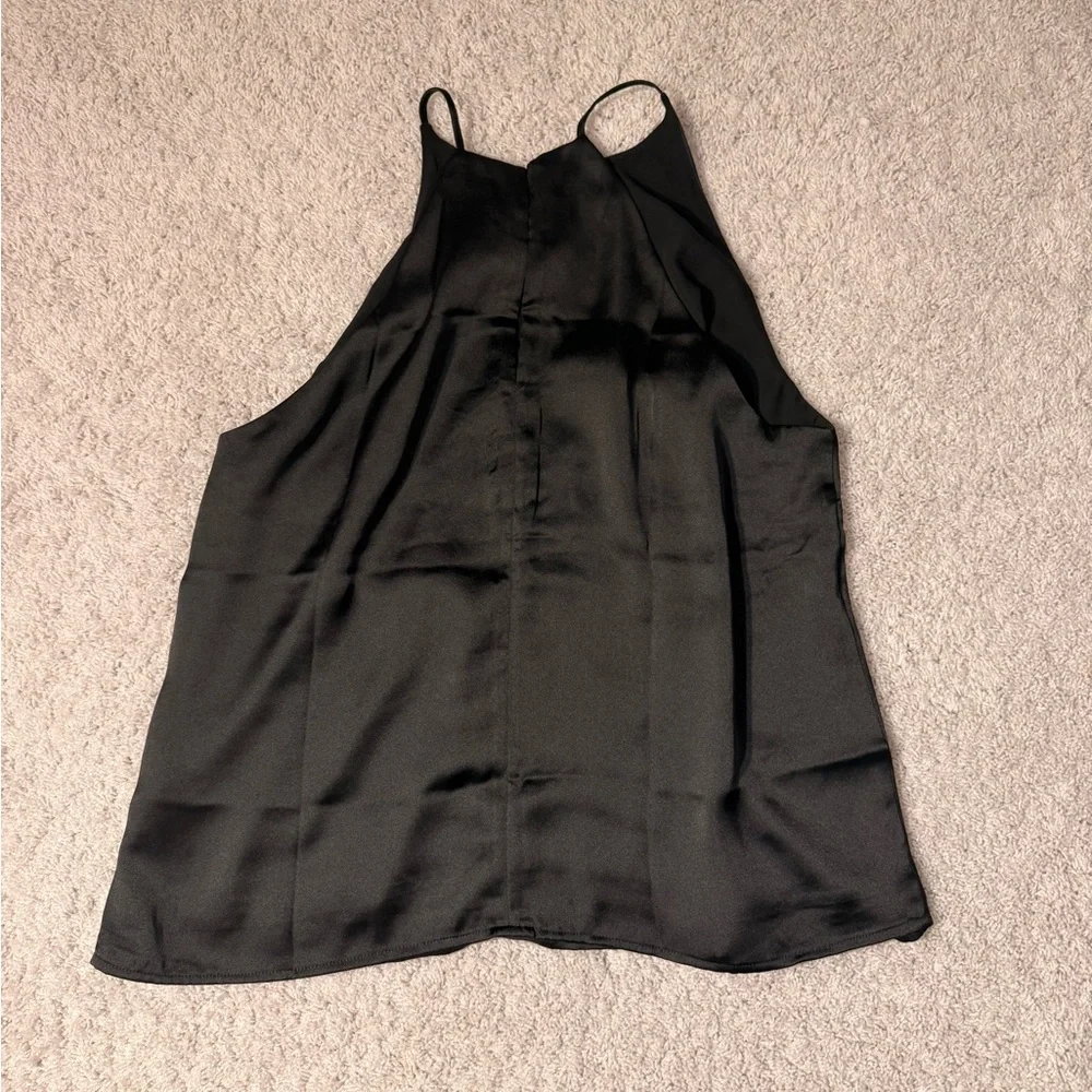 H&M Cami Black Silk top Size L - Picture 6 of 8